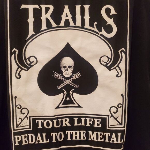 Trails Tank Tour Life Jersey Pedal To The Metal Tank Black Men's Size XL - Picture 2 of 9